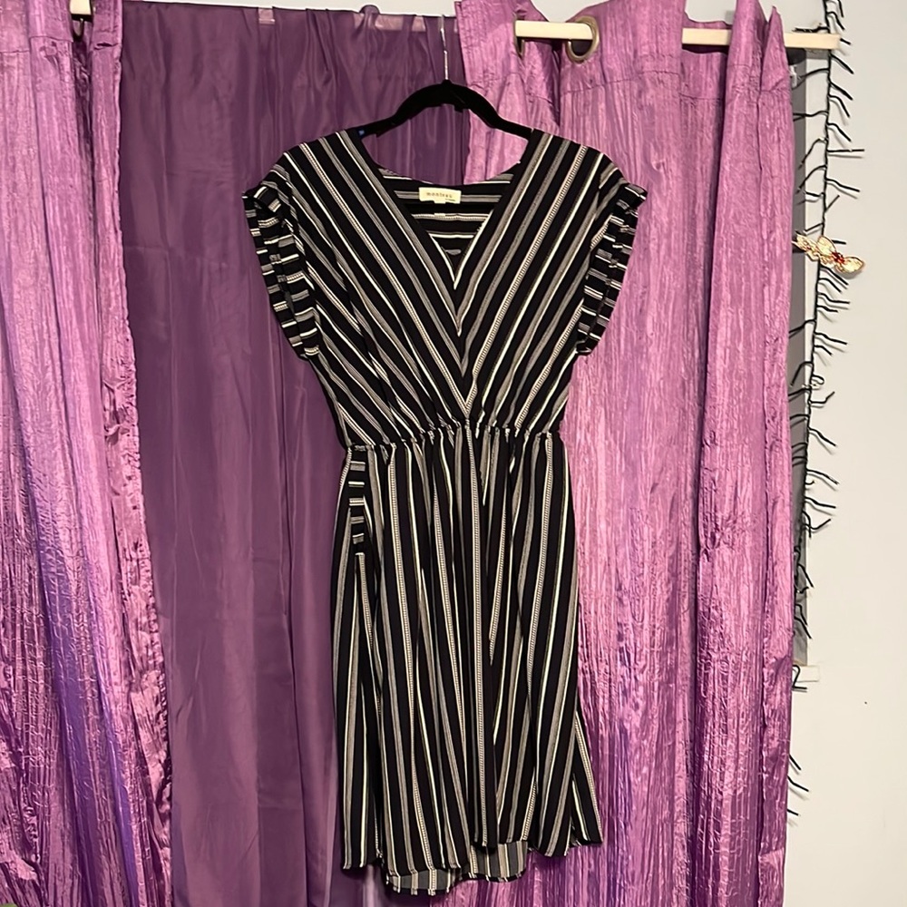 Striped midi Dress